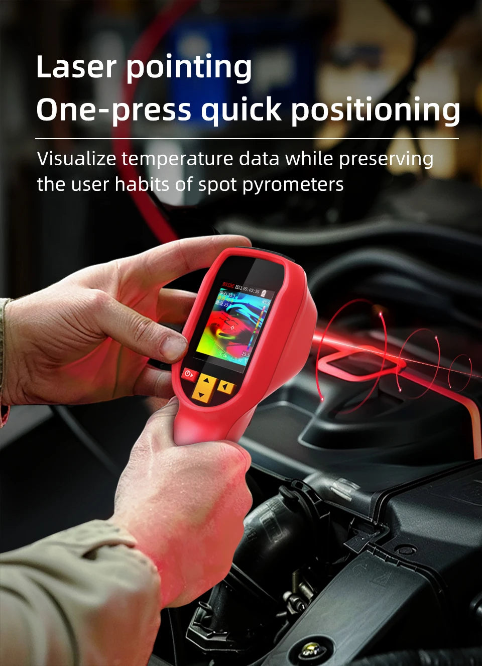 BSIDE HX1 Thermal Imaging Camera 240x240 - Infrared Temperature Meter