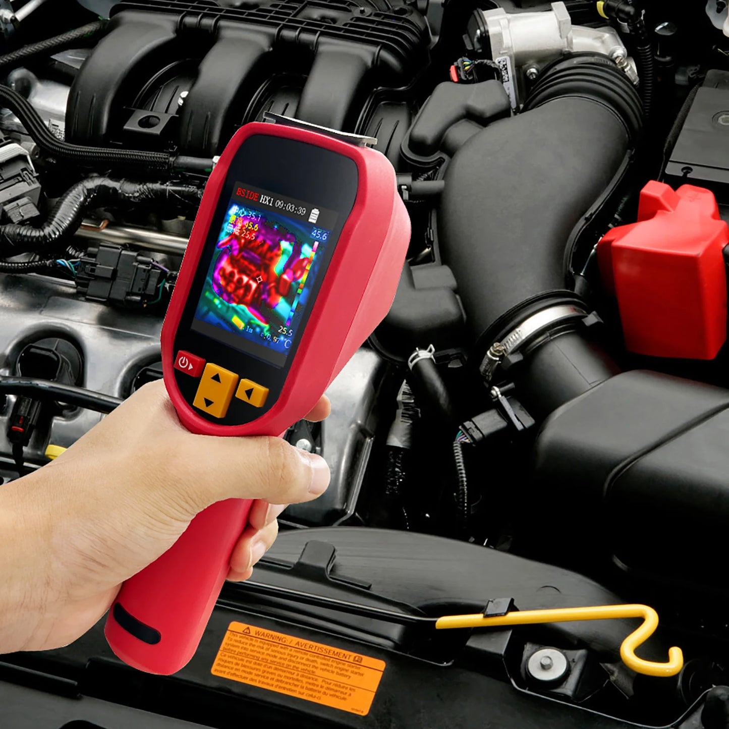 BSIDE HX1 Thermal Imaging Camera 240x240 - Infrared Temperature Meter