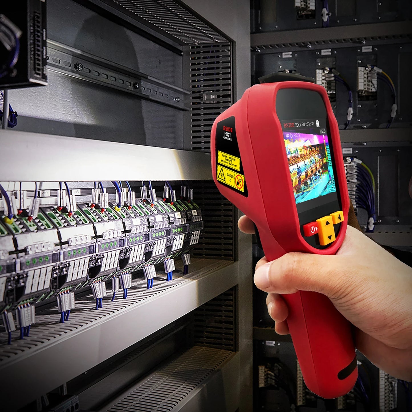 BSIDE HX1 Thermal Imaging Camera 240x240 - Infrared Temperature Meter