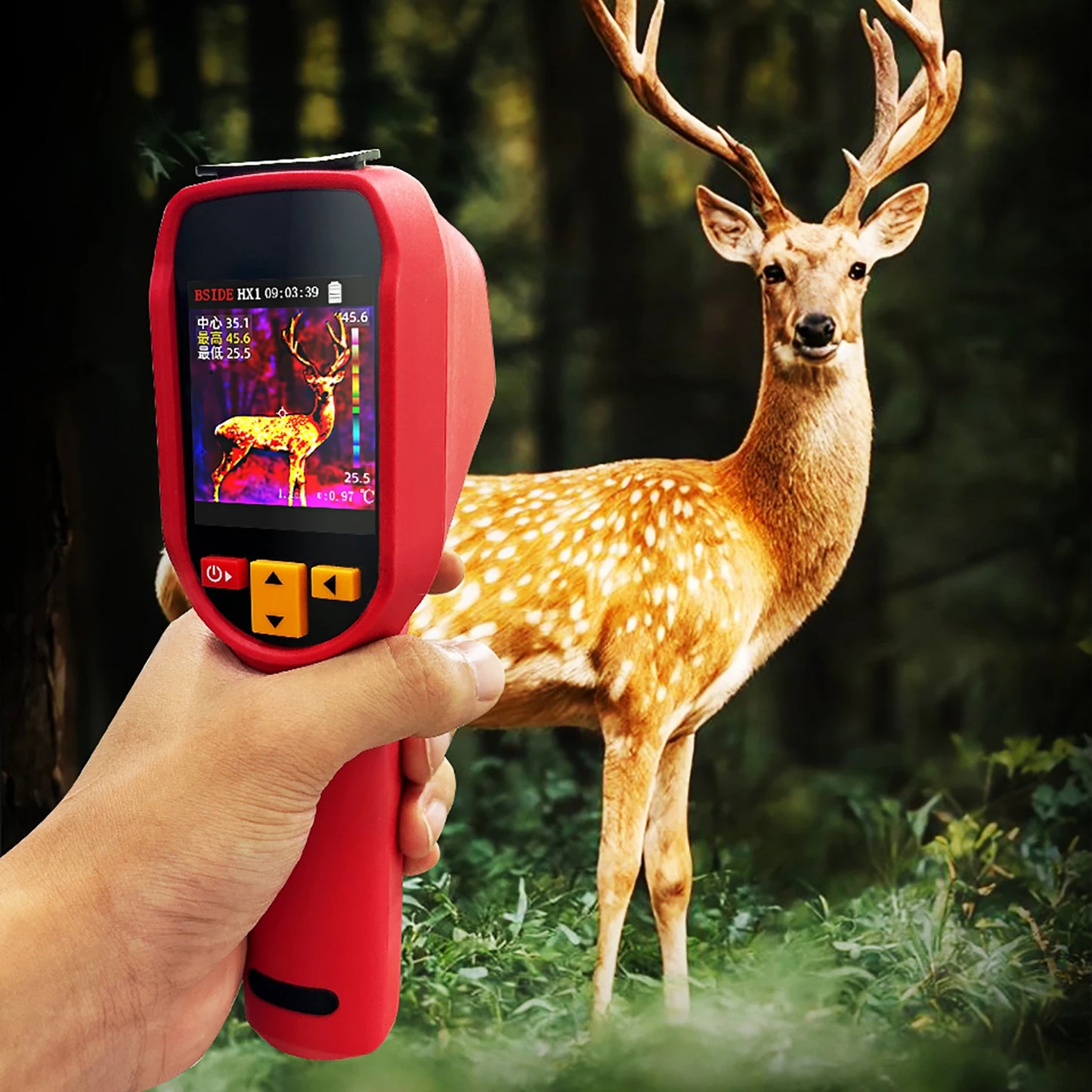 BSIDE HX1 Thermal Imaging Camera 240x240 - Infrared Temperature Meter