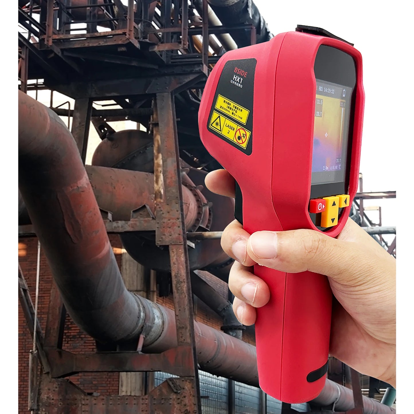 BSIDE HX1 Thermal Imaging Camera 240x240 - Infrared Temperature Meter