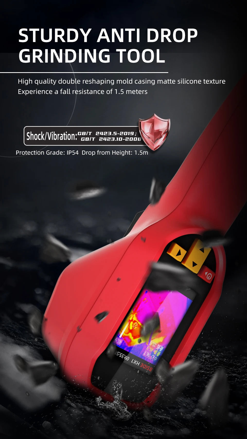 BSIDE HX1 Thermal Imaging Camera 240x240 - Infrared Temperature Meter